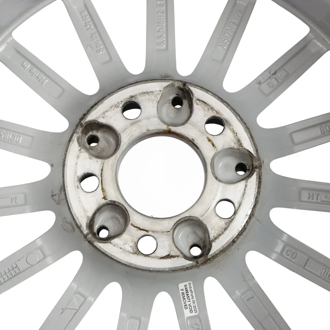 Rim Mercedes W205 Alloy Wheel Rim 15 Spoke 16" 6,5J ET:38 to Wheel with Part number A2054012502 Wheel Rim Mercedes W205 Alloy Wheel Rim 15 Spoke 16" 6,5J ET:38 - SKU A2054012502-3 - Part number A2054012502