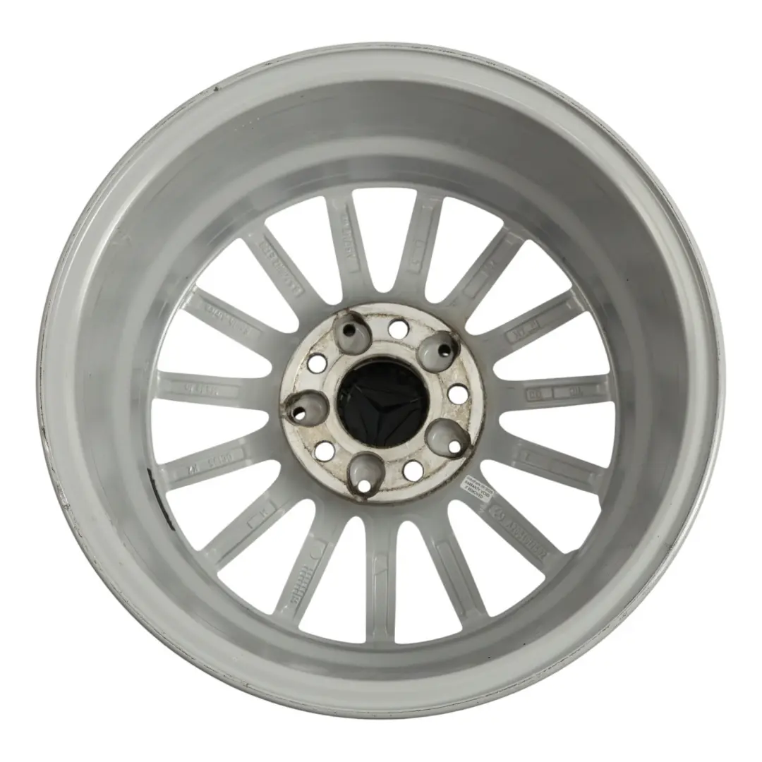 Mercedes W205 Silver Wheel Alloy Rim 16" 6,5J ET:38 15 Spoke - SKU A2054012502-4 - Part number A2054012502