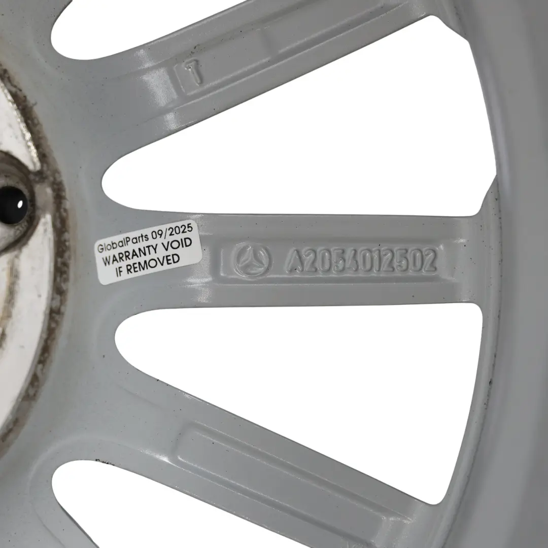 Mercedes W205 Silver Wheel Alloy Rim 16" 6,5J ET:38 15 Spoke - SKU A2054012502-4 - Part number A2054012502