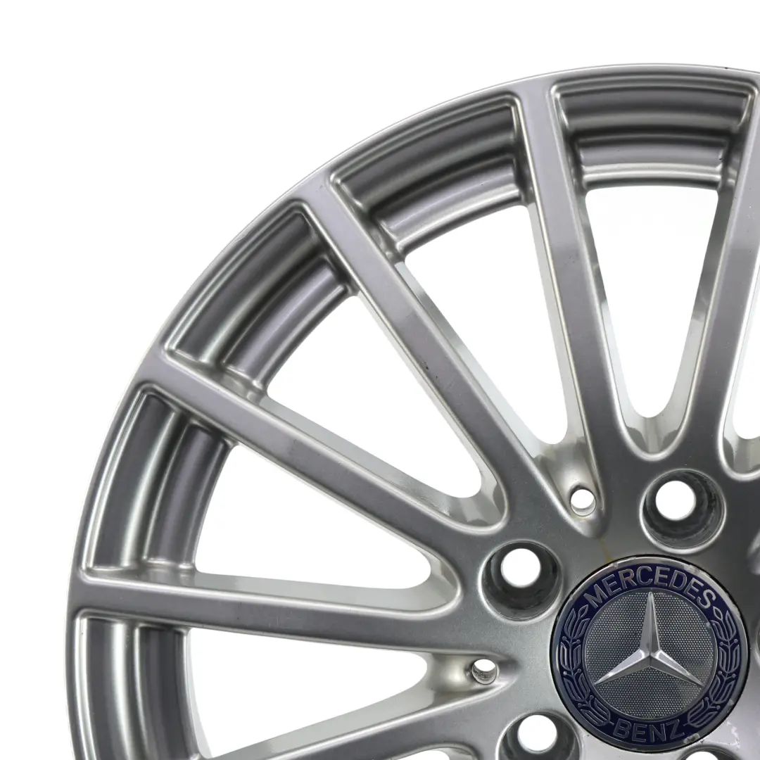 Mercedes W205 Silver Wheel Alloy Rim 16" 6,5J ET:38 15 Spoke - SKU A2054012502-4 - Part number A2054012502