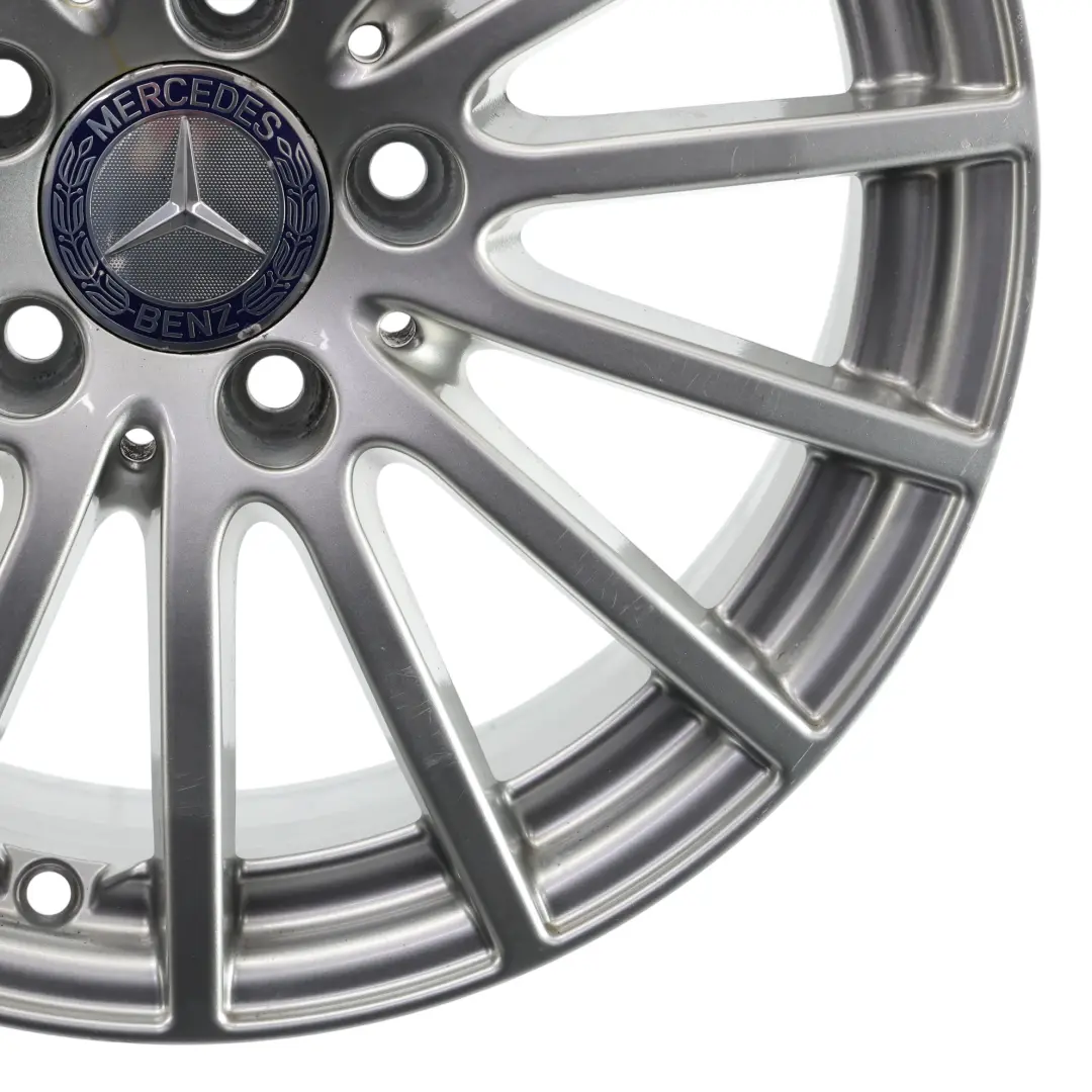 Mercedes W205 Silver Wheel Alloy Rim 16" 6,5J ET:38 15 Spoke - SKU A2054012502-4 - Part number A2054012502