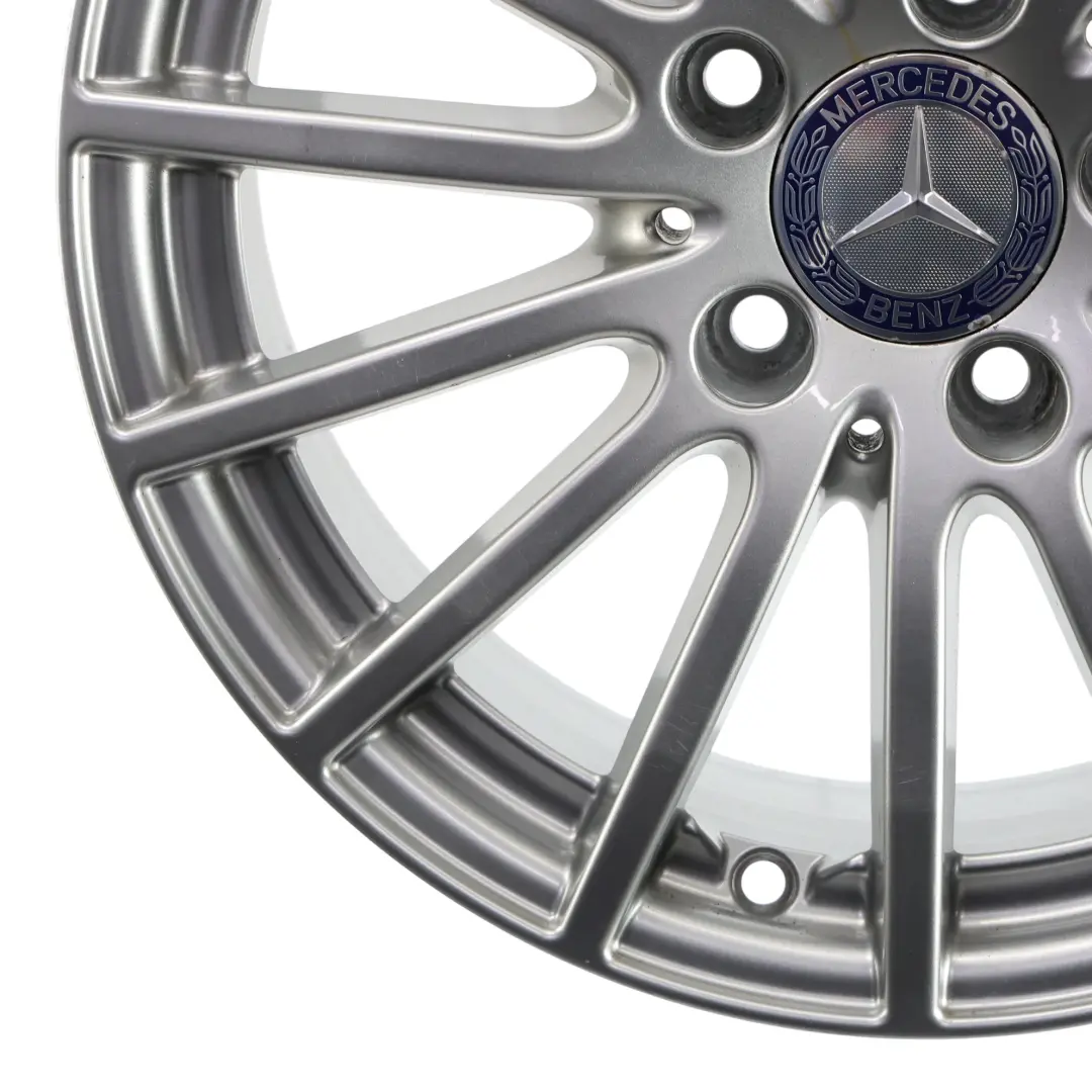 Mercedes W205 Silver Wheel Alloy Rim 16" 6,5J ET:38 15 Spoke - SKU A2054012502-4 - Part number A2054012502