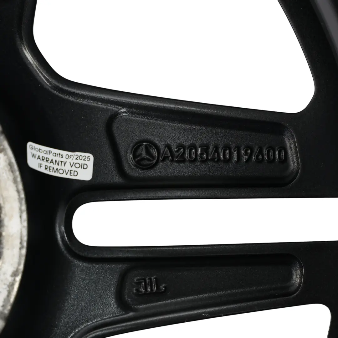 Llanta aleación trasera AMG 18" ET:49 8,5J para Mercedes W205 con número de pieza A2054019600 Mercedes W205 Llanta aleación trasera AMG 18" ET:49 8,5J - SKU A2054019600-1 - Número de pieza A2054019600