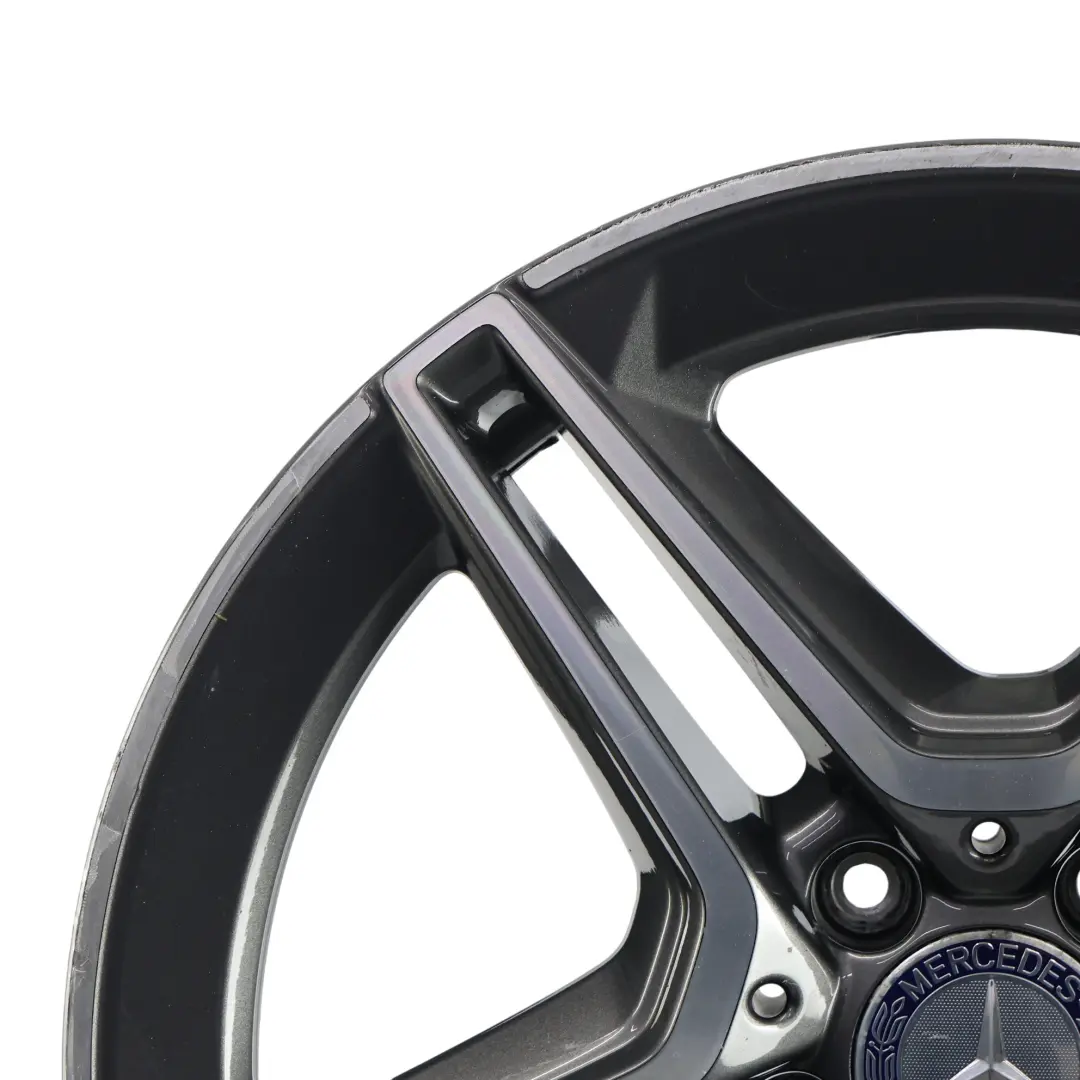 Alloy Wheel Rim AMG 18" ET:49 8,5J 5 Double Spoke to Mercedes W205 Rear with Part number A2054019600 Mercedes W205 Rear Alloy Wheel Rim AMG 18" ET:49 8,5J 5 Double Spoke - SKU A2054019600-1 - Part number A2054019600