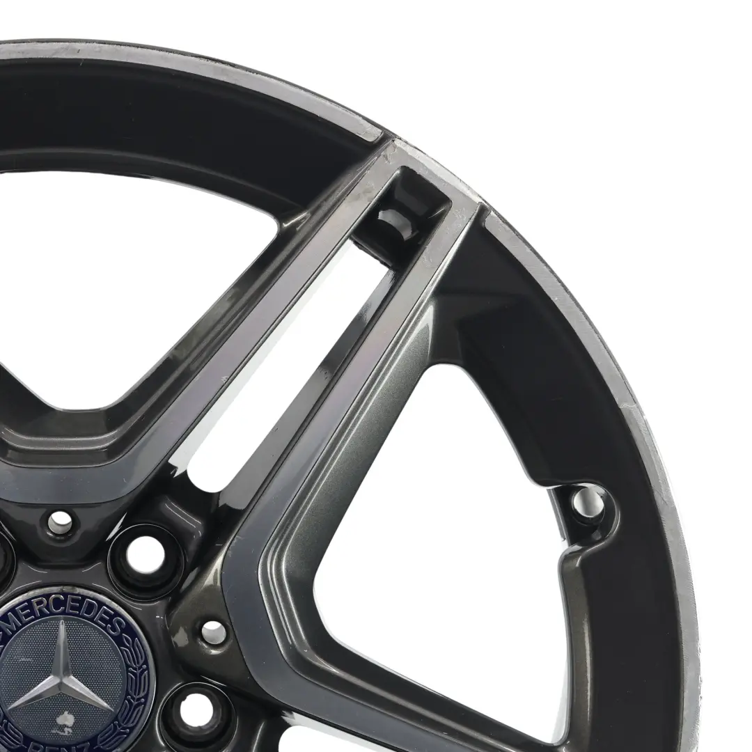 Alloy Wheel Rim AMG 18" ET:49 8,5J 5 Double Spoke to Mercedes W205 Rear with Part number A2054019600 Mercedes W205 Rear Alloy Wheel Rim AMG 18" ET:49 8,5J 5 Double Spoke - SKU A2054019600-1 - Part number A2054019600