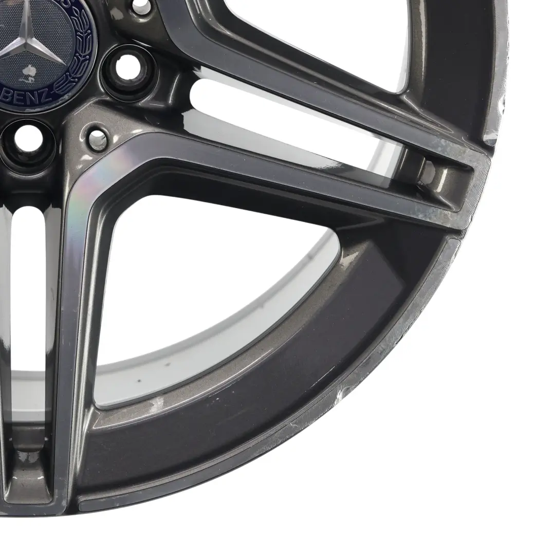 Mercedes W205 Rear Alloy Wheel Rim AMG 18" ET:49 8,5J 5 Double Spoke - SKU A2054019600-1 - Part number A2054019600