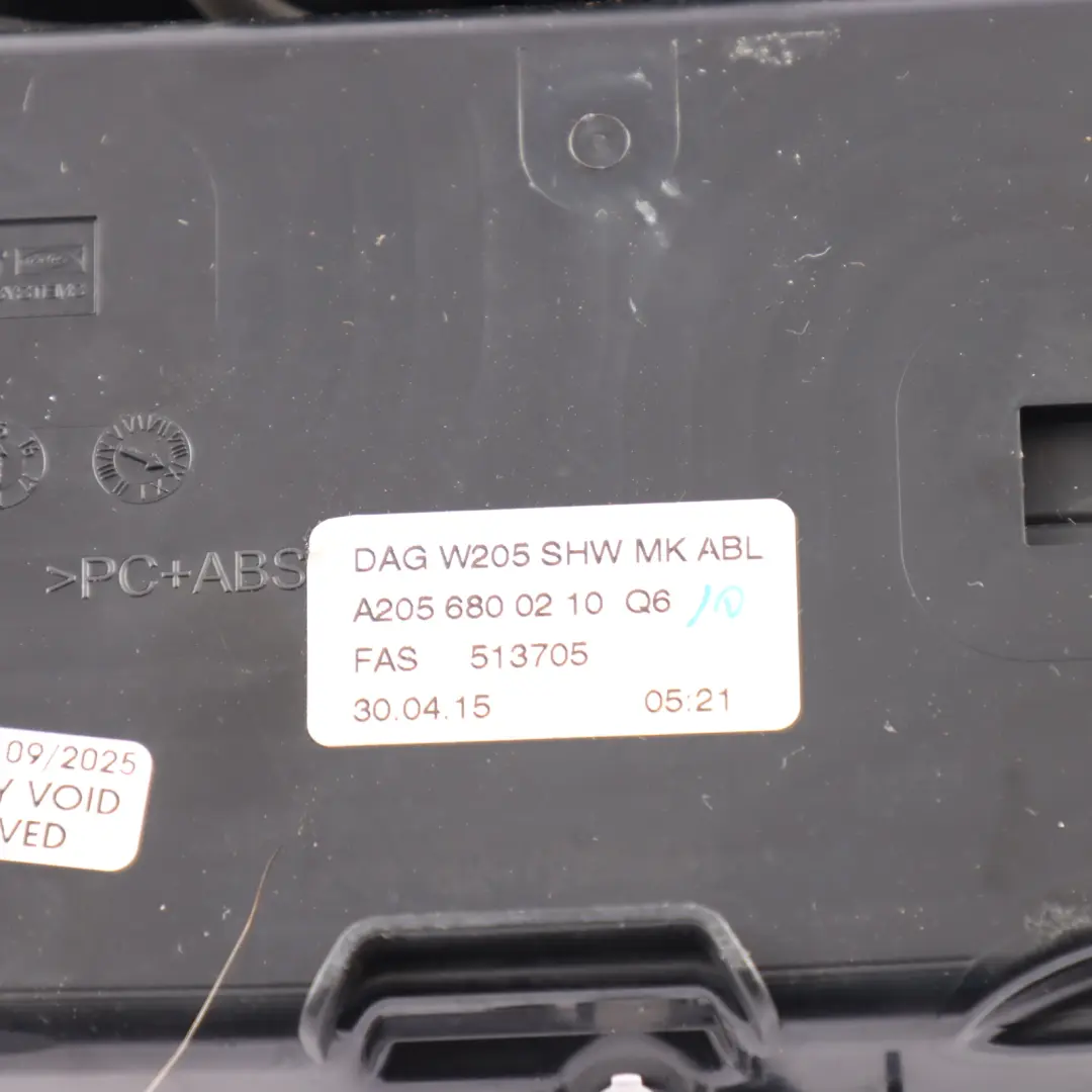 Innenraum Mittelkonsole Ablagefach Panel schwarz für Mercedes W205 mit Teilenummer A2056800210 Mercedes W205 Innenraum Mittelkonsole Ablagefach Panel schwarz - SKU A2056800210 - Teilenummer A2056800210