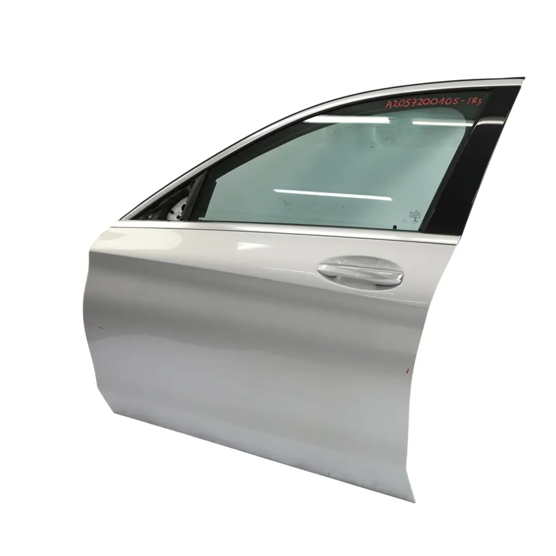 Mercedes W205 Porte Avant Gauche Iridium Silver Metallic Argent - 775 - SKU A2057200105-IRS - Numéro de pièce A2057200105