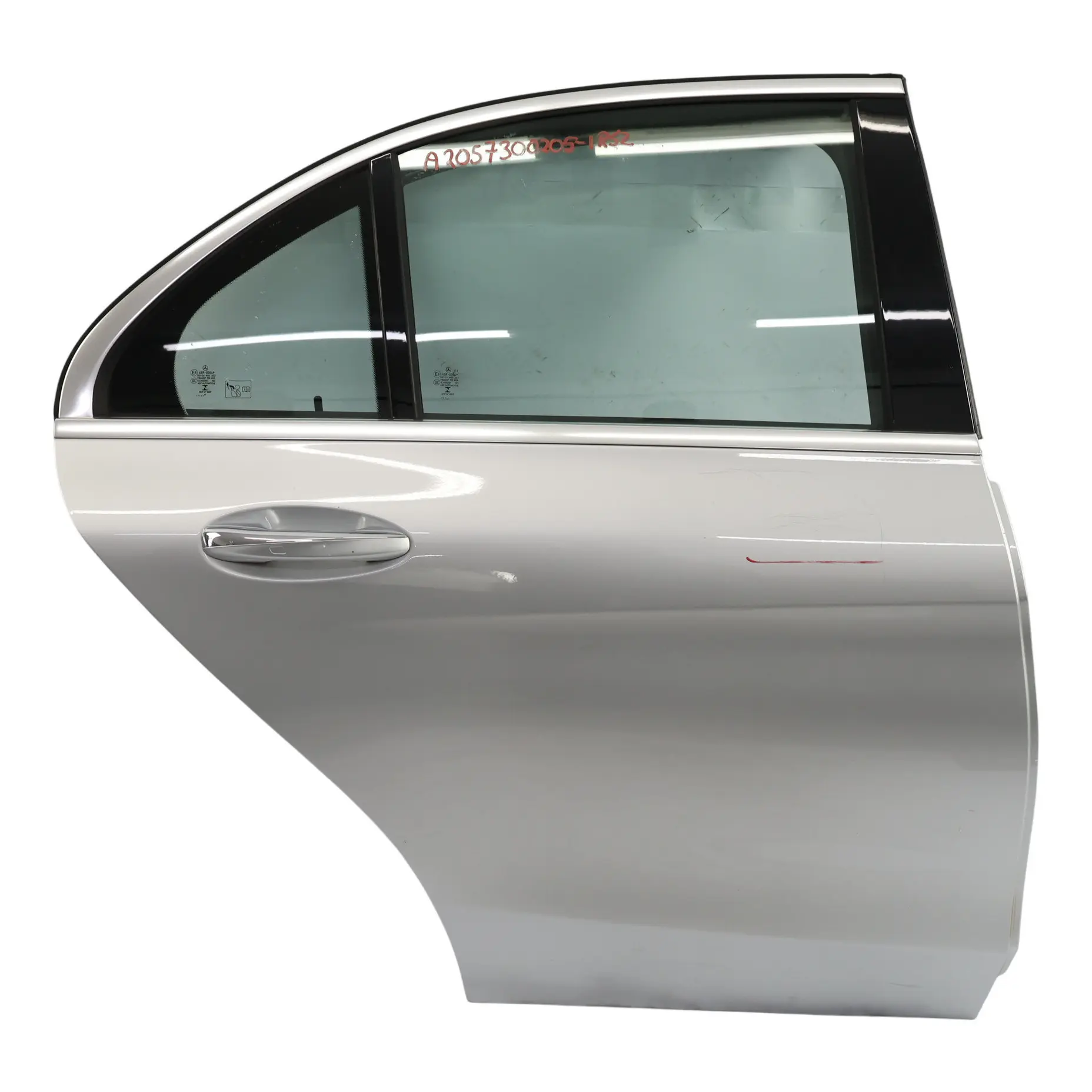 Mercedes W205 Door Rear Right O/S Iridium Silver Metallic - 775