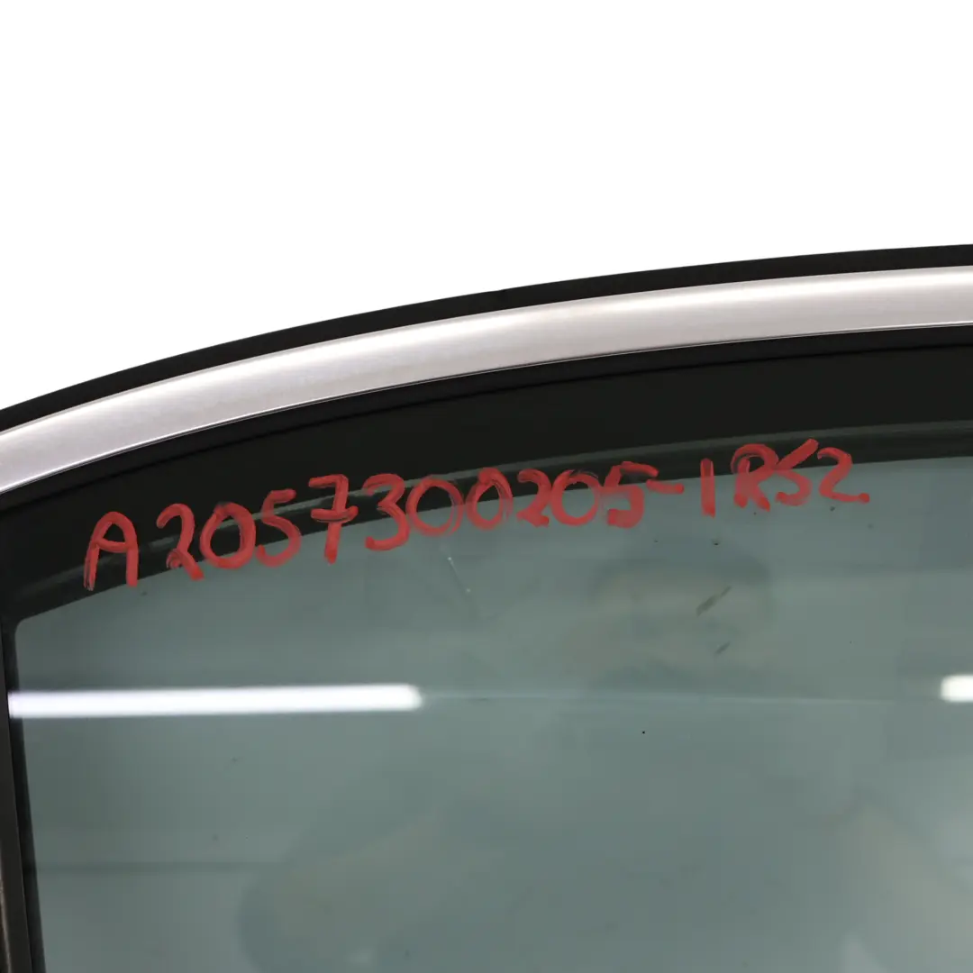Door Rear Right O/S Iridium Silver Metallic - 775 to Mercedes W205 with Part number A2057300205 Mercedes W205 Door Rear Right O/S Iridium Silver Metallic - 775 - SKU A2057300205-IRS2 - Part number A2057300205