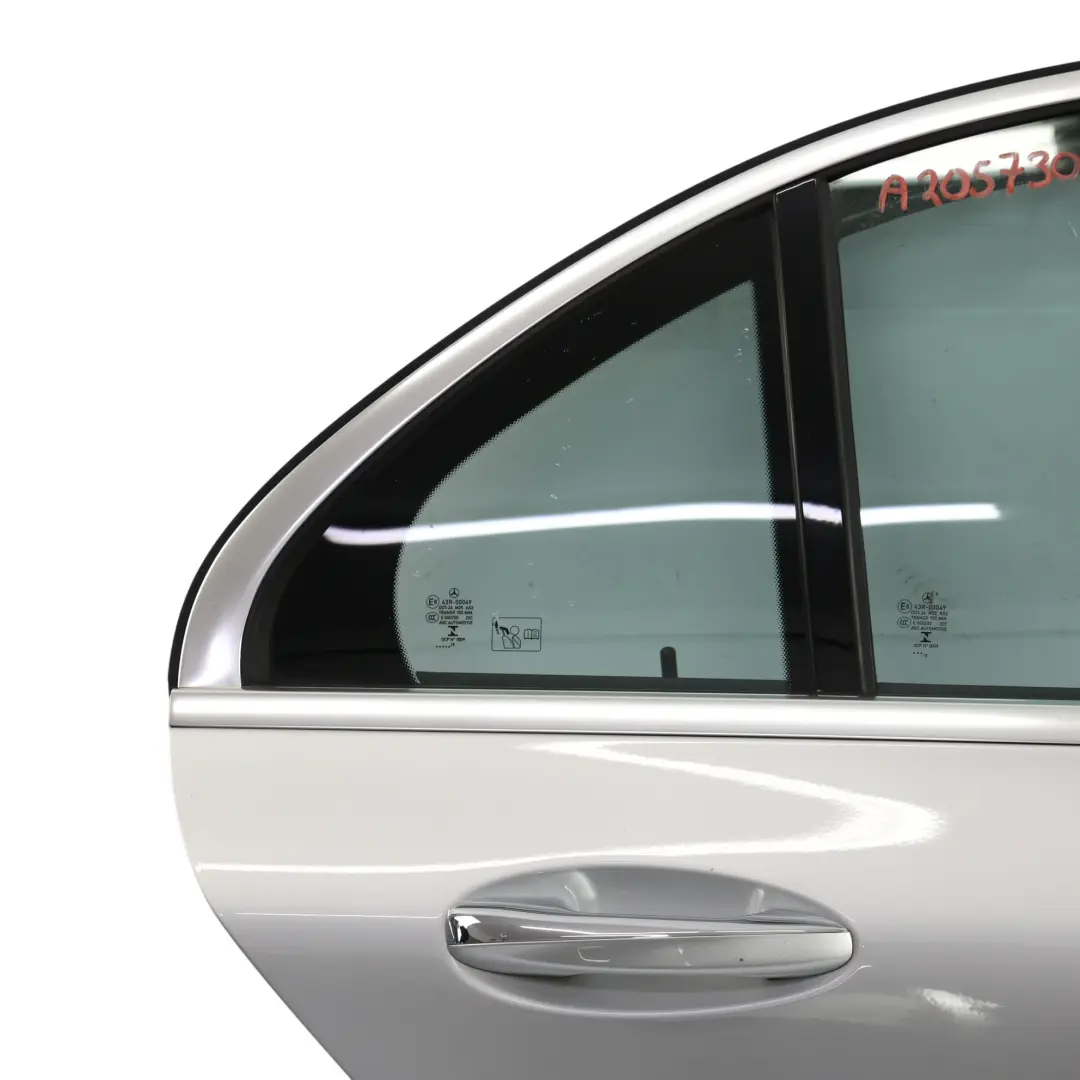Door Rear Right O/S Iridium Silver Metallic - 775 to Mercedes W205 with Part number A2057300205 Mercedes W205 Door Rear Right O/S Iridium Silver Metallic - 775 - SKU A2057300205-IRS2 - Part number A2057300205
