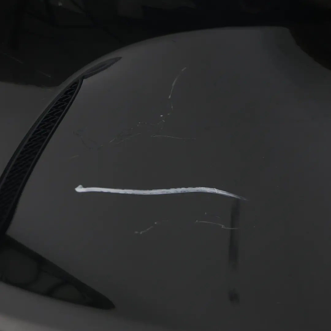 Mercedes C205 Bumper Rear Trim Panel Covering AMG Obsidian Black Metallic - 197 - SKU A2058802206-OB - Part number A2058802206