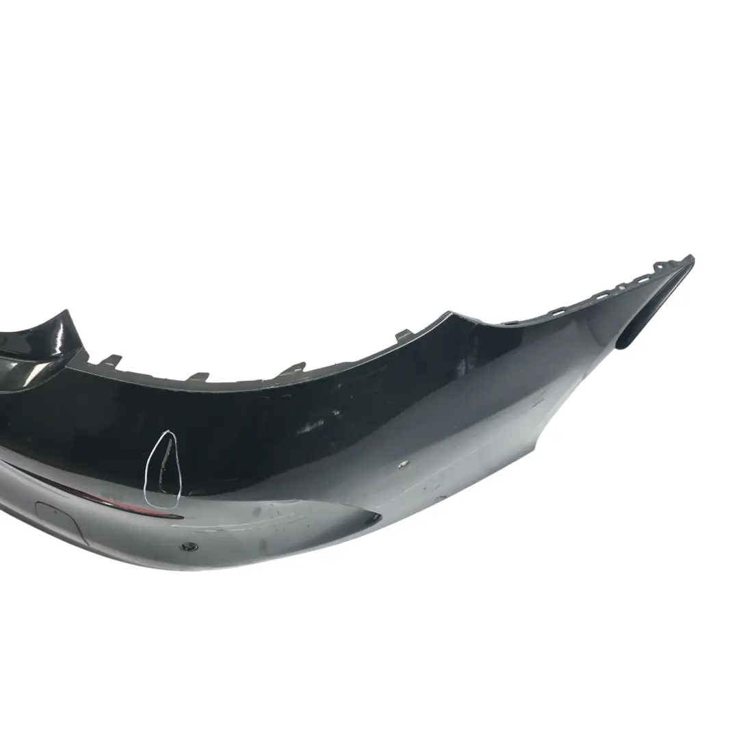 Bumper Rear Trim Panel Covering AMG Obsidian Black Metallic - 197 to Mercedes C205 with Part number A2058802206 Mercedes C205 Bumper Rear Trim Panel Covering AMG Obsidian Black Metallic - 197 - SKU A2058802206-OB - Part number A2058802206