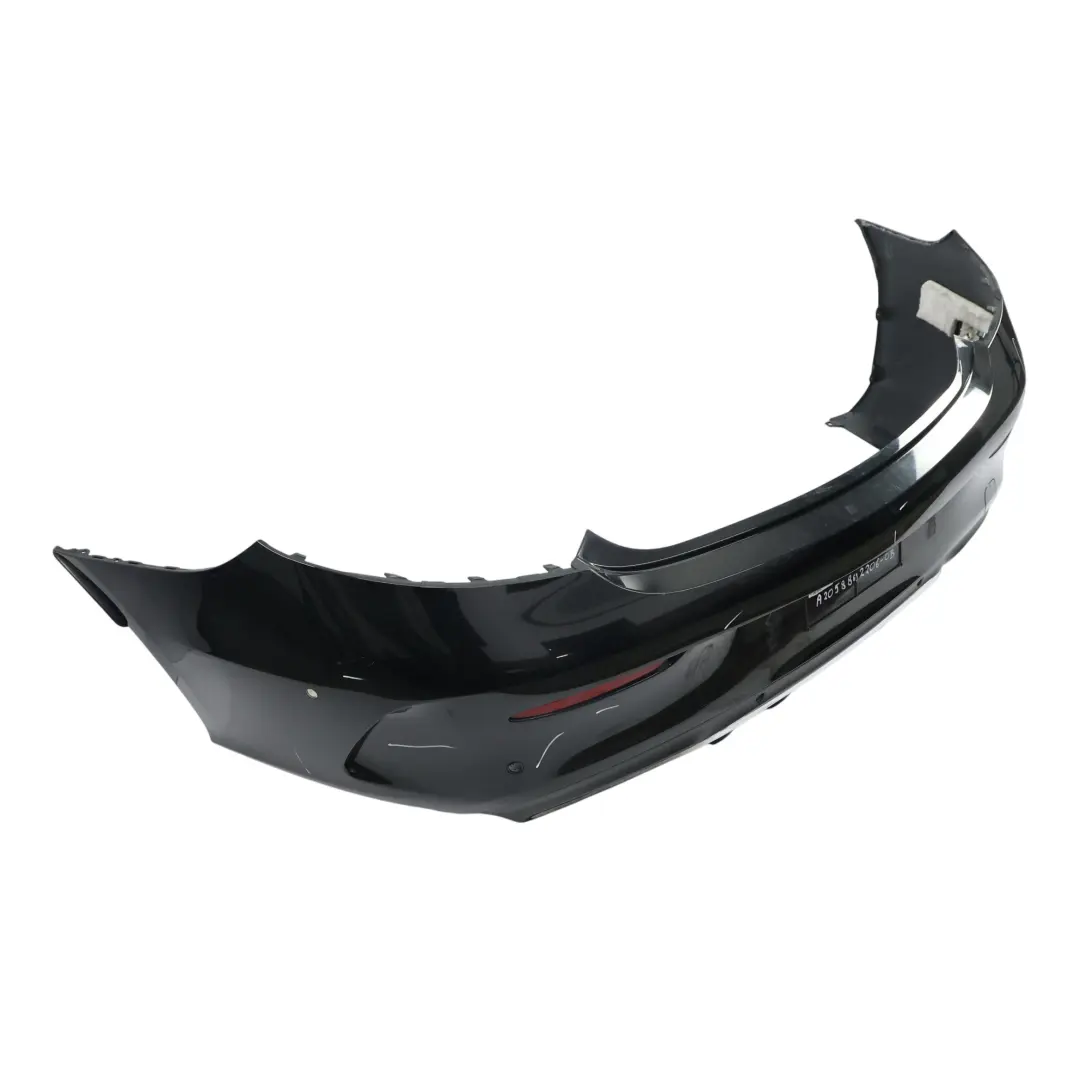 Mercedes C205 Bumper Rear Trim Panel Covering AMG Obsidian Black Metallic - 197 - SKU A2058802206-OB - Part number A2058802206