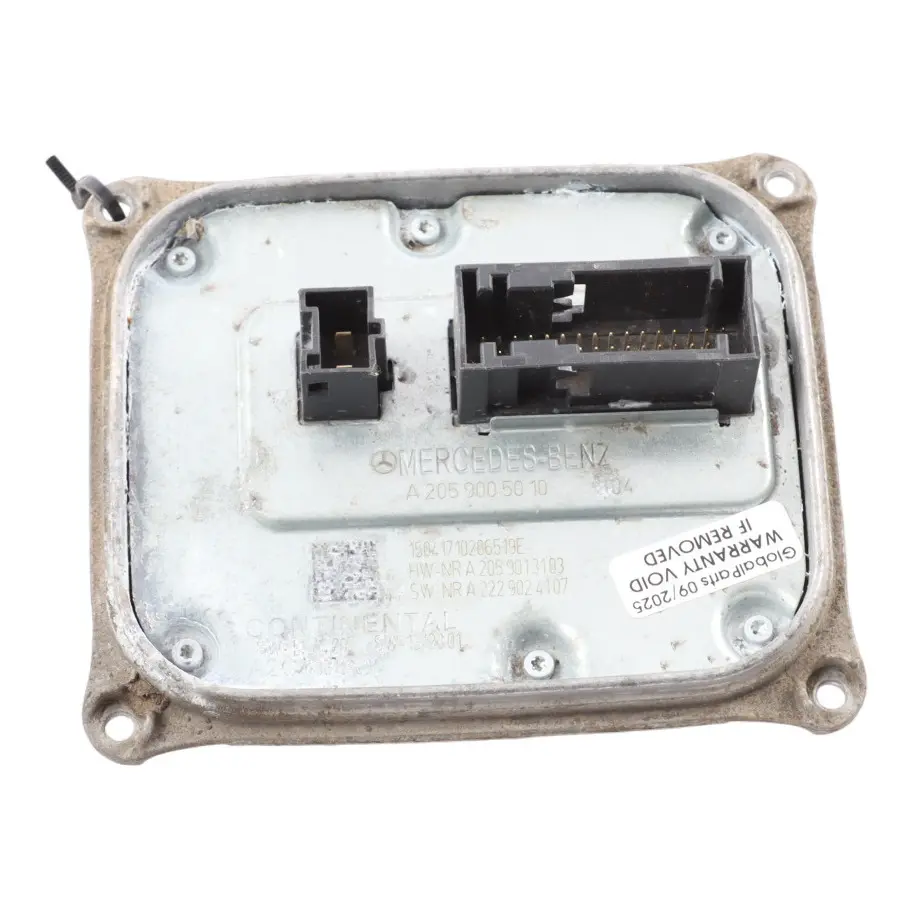 Headlight Module Left Right Range Control Unit N/O/S to Mercedes W205 with Part number A2059005010 Mercedes W205 Headlight Module Left Right Range Control Unit N/O/S - SKU A2059005010-1 - Part number A2059005010