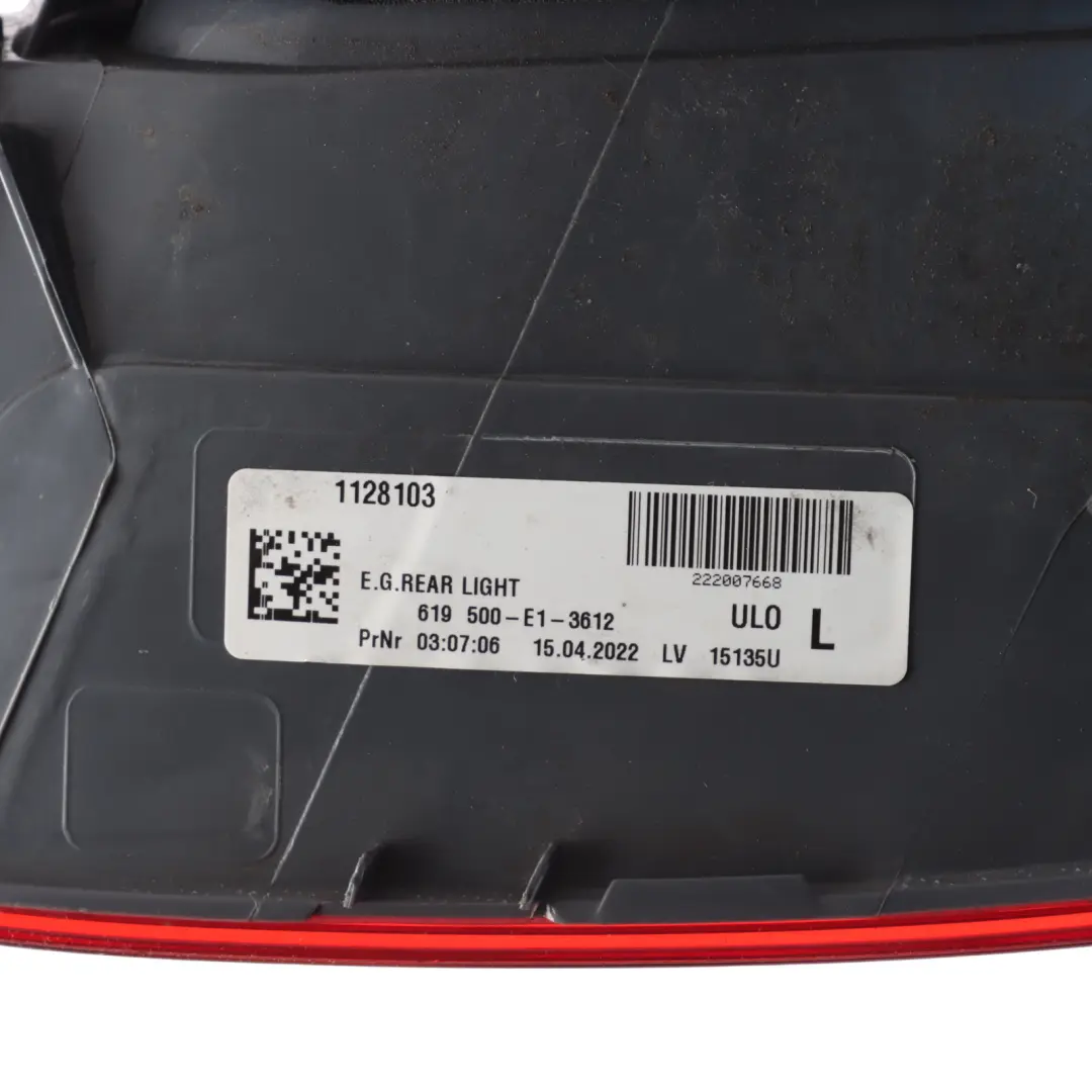 Lamp LED Side Left N/S Tail Light Panel to Mercedes W205 Saloon Rear with Part number A2059061357 Mercedes W205 Saloon Rear Lamp LED Side Left N/S Tail Light Panel - SKU A2059061357-3 - Part number A2059061357