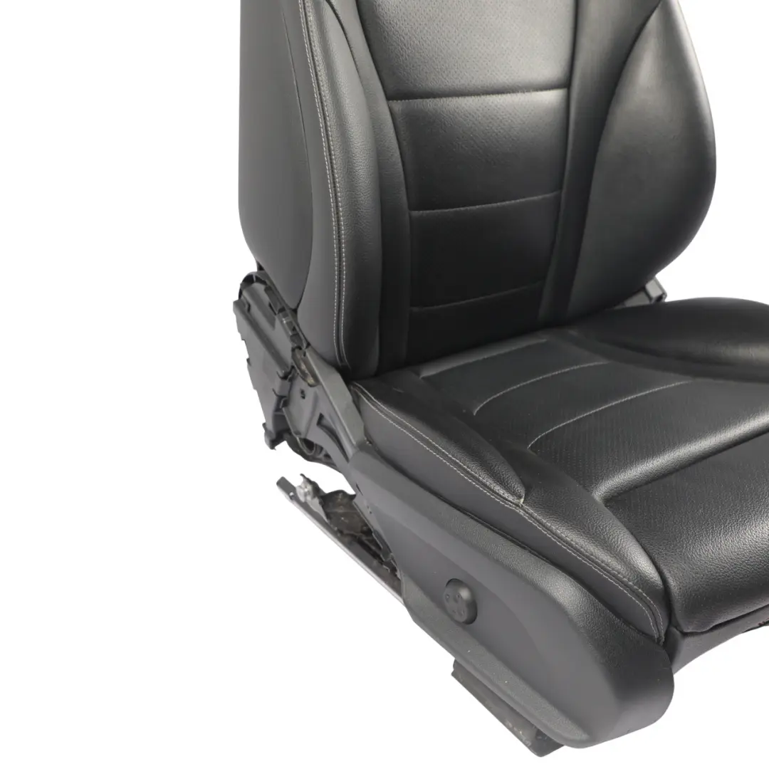 Mercedes W205 Front Right O/S Seat Black Leather Heated Memory Interior - SKU A2059101147-5 - Part number A2059101147