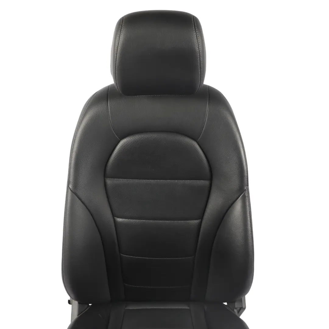 Mercedes W205 sedile anteriore destro nero in pelle riscaldato memoria interni - SKU A2059101147-5 - Numero di parte A2059101147