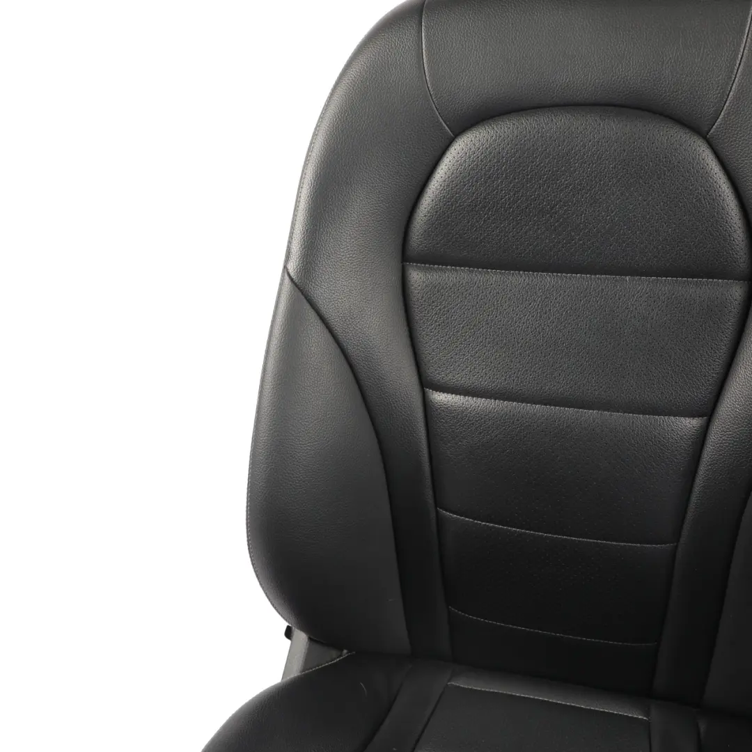 Mercedes W205 Asiento Delantero Derecho Cuero Negro Calefaccionado Memoria - SKU A2059101147-5 - Número de pieza A2059101147