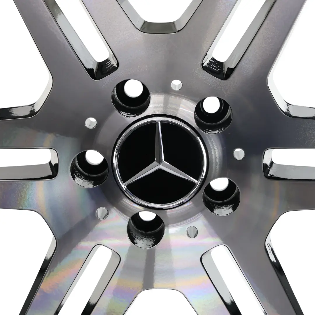 W207 A207 Cerchio In Lega 18" 8J ET:45 A 6 Doppie Razze per Mercedes con numero di parte A2074011302 Mercedes W207 A207 Cerchio In Lega 18" 8J ET:45 A 6 Doppie Razze - SKU A2074011302-10 - Numero di parte A2074011302