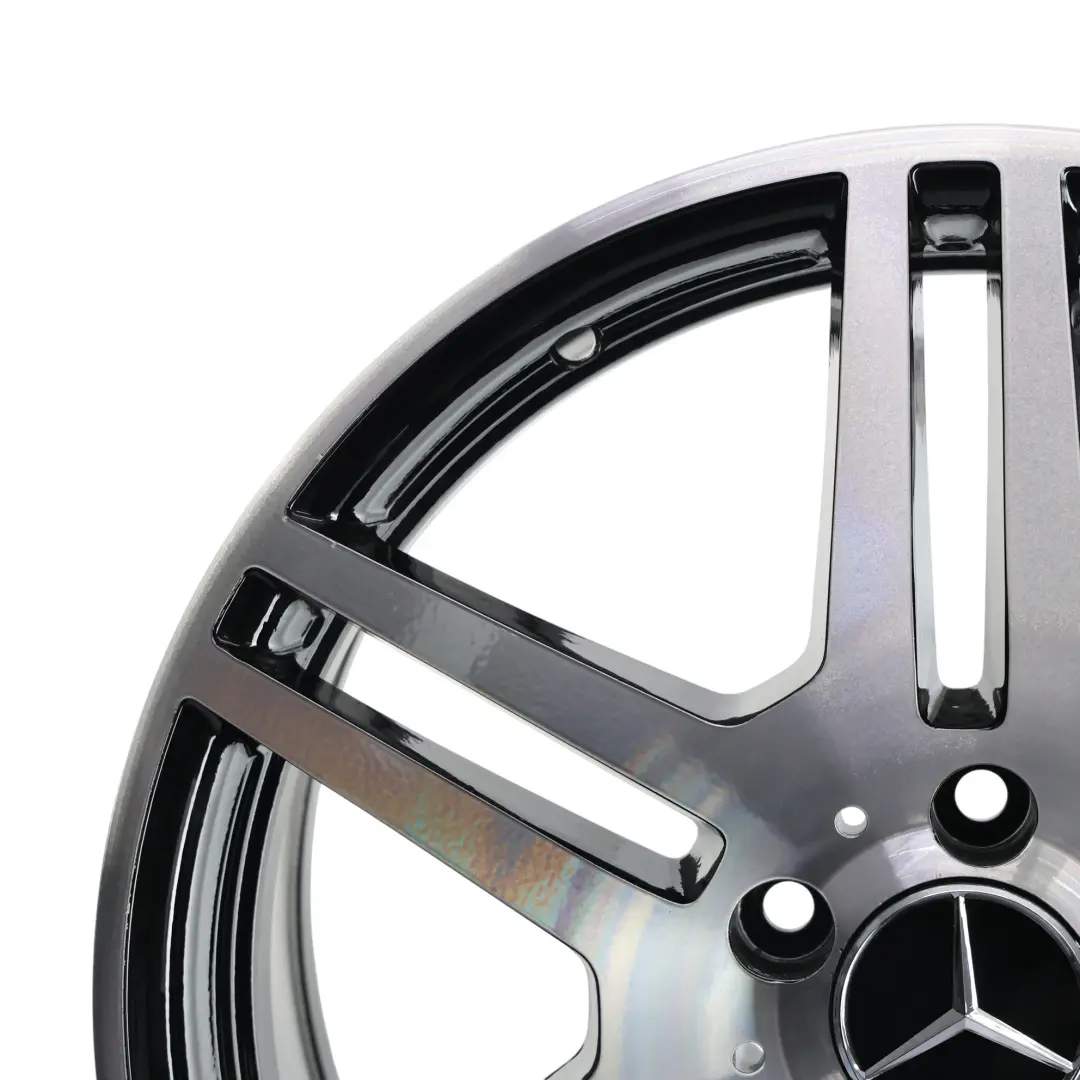 Mercedes W207 Rear Wheel Rim Alloy 18" 8.5J ET:49 6-Double Spoke - SKU A2074011402-10 - Part number A2074011402