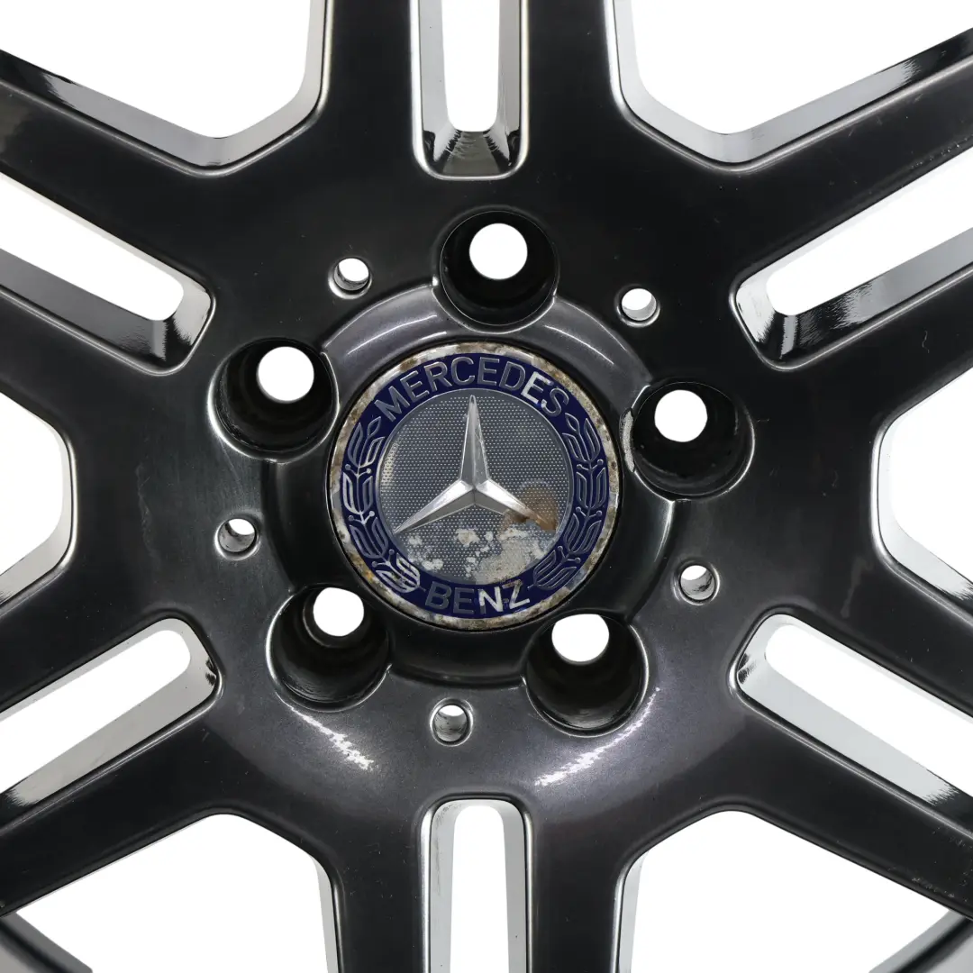 Mercedes C207 A207 AMG Rear Grey Alloy Wheel Rim 18" 8.5J ET:49 - SKU A2074011402-4 - Part number A2074011402