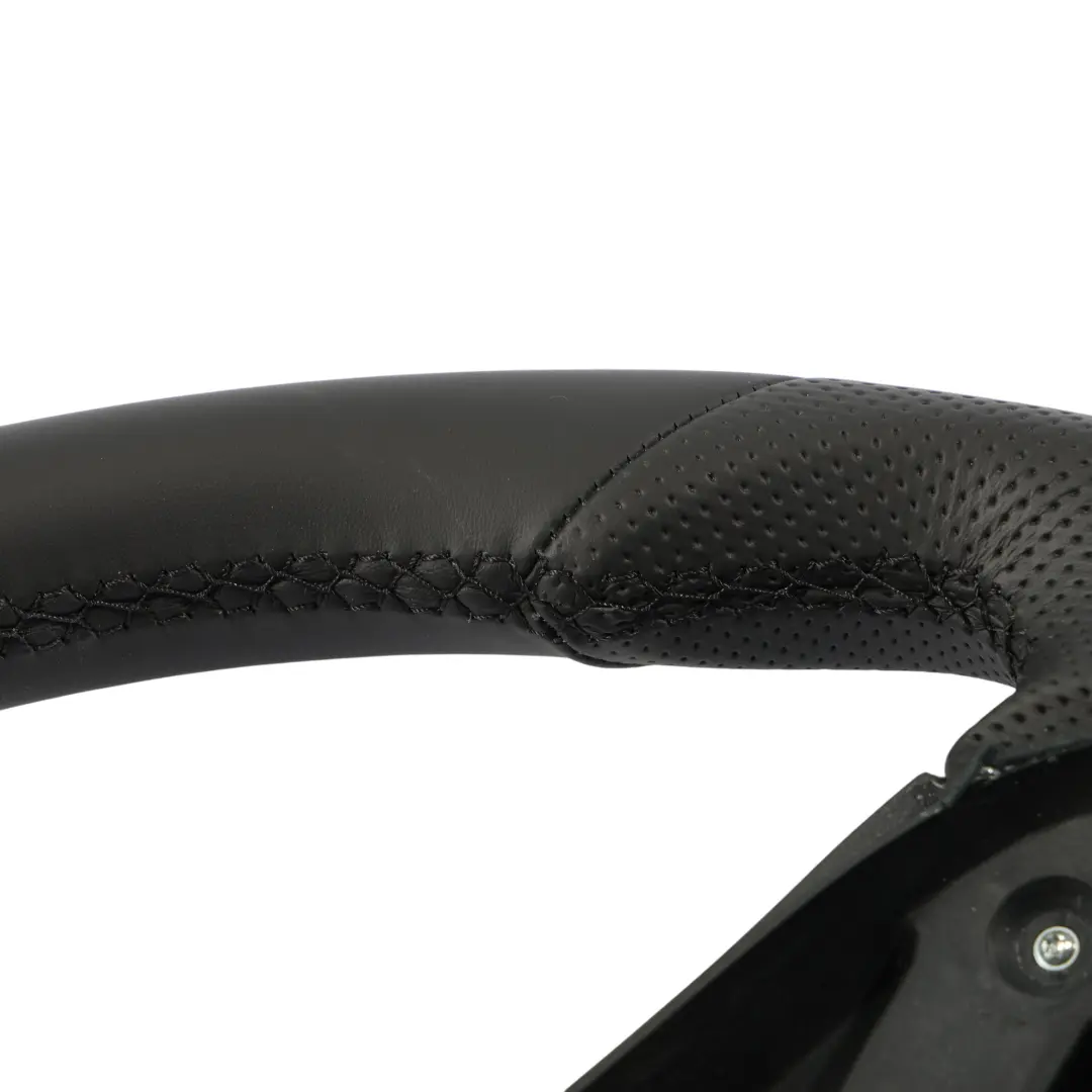  Volant Mercedes W212 NOUVEAU Cuir Noir avec Fils Noirs Paddle Shift - SKU A2074601203-2 - Numéro de pièce A2074601203