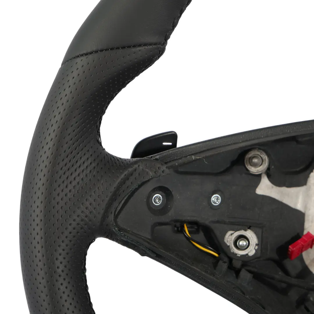  Volant Mercedes W212 NOUVEAU Cuir Noir avec Fils Noirs Paddle Shift - SKU A2074601203-2 - Numéro de pièce A2074601203