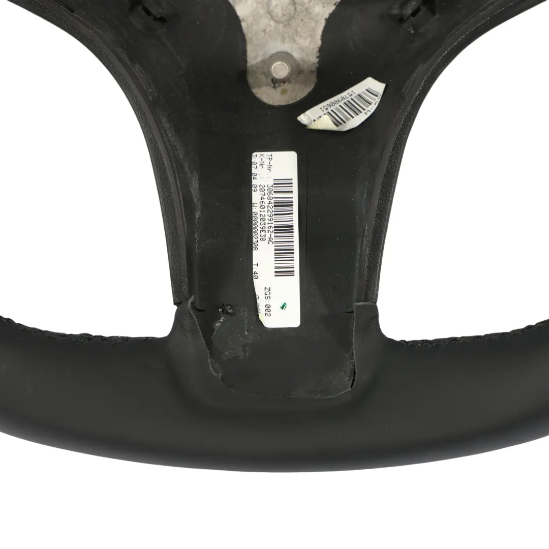  Volant Mercedes W212 NOUVEAU Cuir Noir avec Fils Noirs Paddle Shift - SKU A2074601203-2 - Numéro de pièce A2074601203
