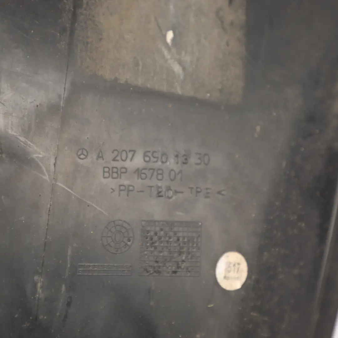 Mercedes C207 Front Wheel Arch Panel Rear Section Housing Left N/S - SKU A2076901330 - Part number A2076901330
