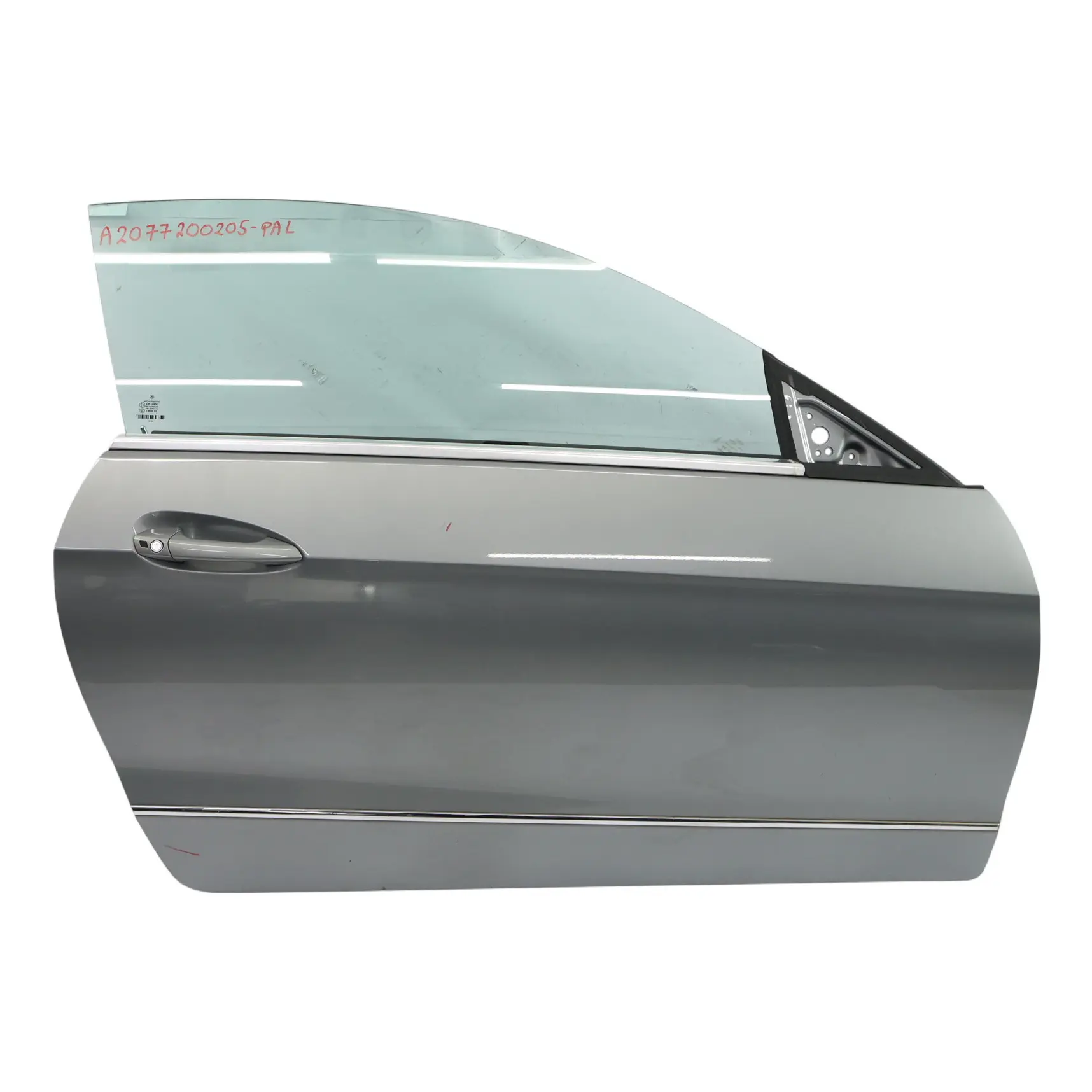 Mercedes W207 Puerta Delantera Derecha Palladium Silver Metallic - 792