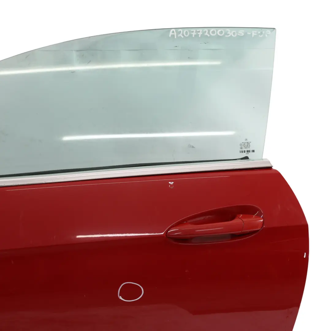 Mercedes A207 Cabriolet Porte Avant Gauche Feueropal Fire Opal Red - 590 - SKU A2077200305-FUP - Numéro de pièce A2077200305