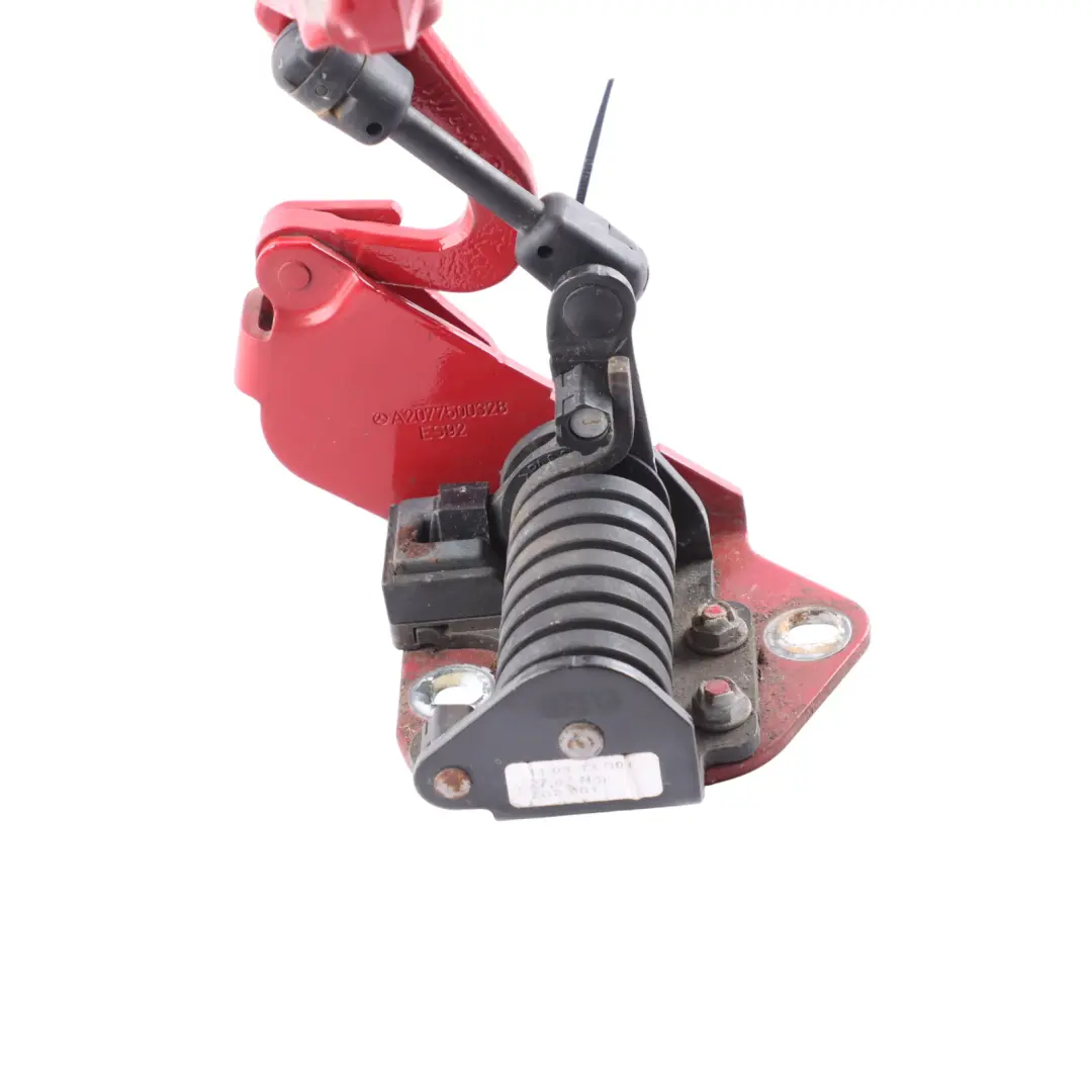 Mercedes A207 Boot Trunk Lid Hinge Rear Left N/S Feueropal Fire Opal Red - 590 - SKU A2077500928-FUP - Part number A2077500928