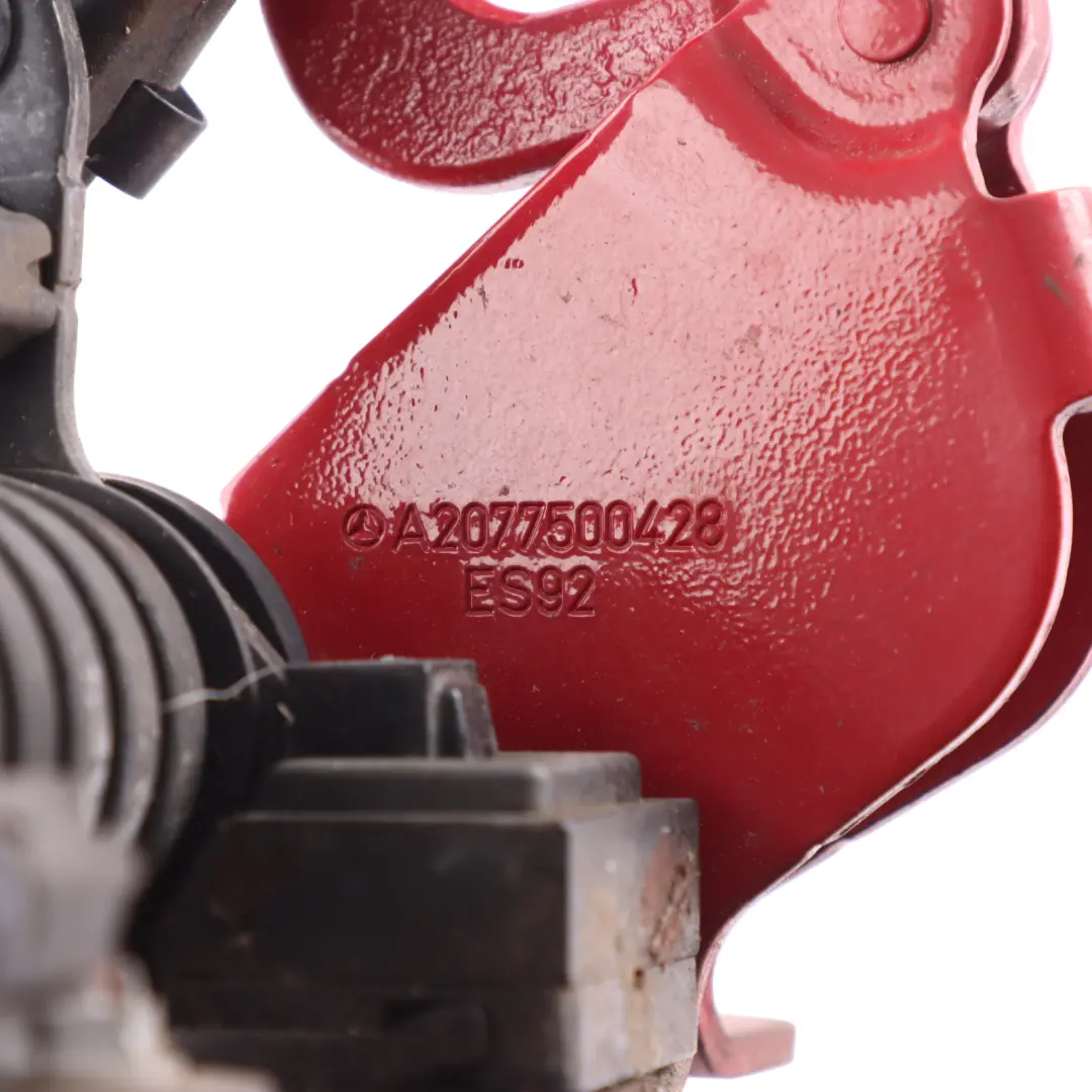 Boot Trunk Lid Hinge Rear Right O/S Feueropal Fire Opal Red - 590 to Mercedes A207 with Part number A2077501028 Mercedes A207 Boot Trunk Lid Hinge Rear Right O/S Feueropal Fire Opal Red - 590 - SKU A2077501028-FUP - Part number A2077501028