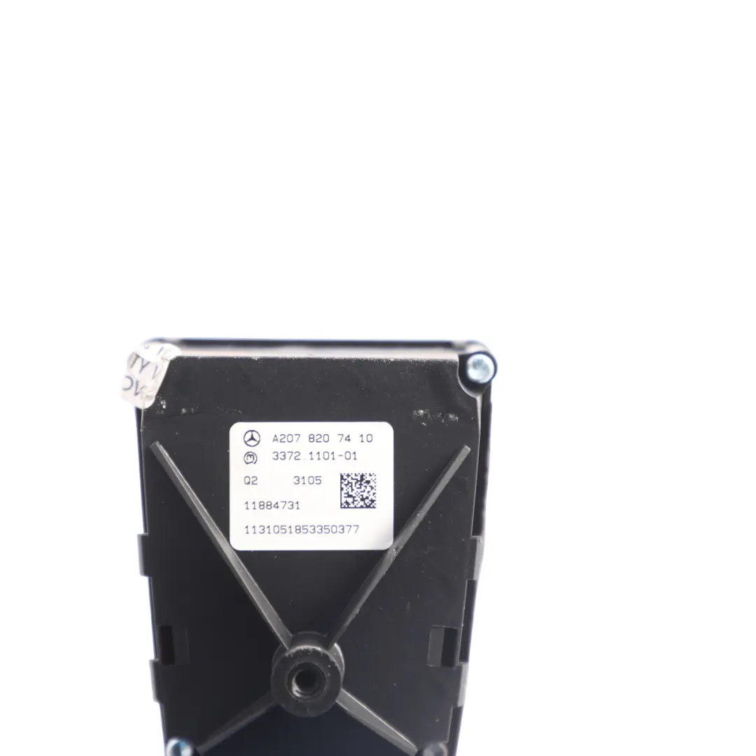 Mercedes W207 A207 Cabrio Convertible Folding Top Roof Switch Panel - SKU A2078207410-1 - Part number A2078207410