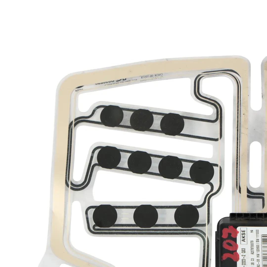 Mercedes W176 W204 W207 Beifahrersitz Belegung Sensor Matte - SKU A2078700079 - Teilenummer A2078700079