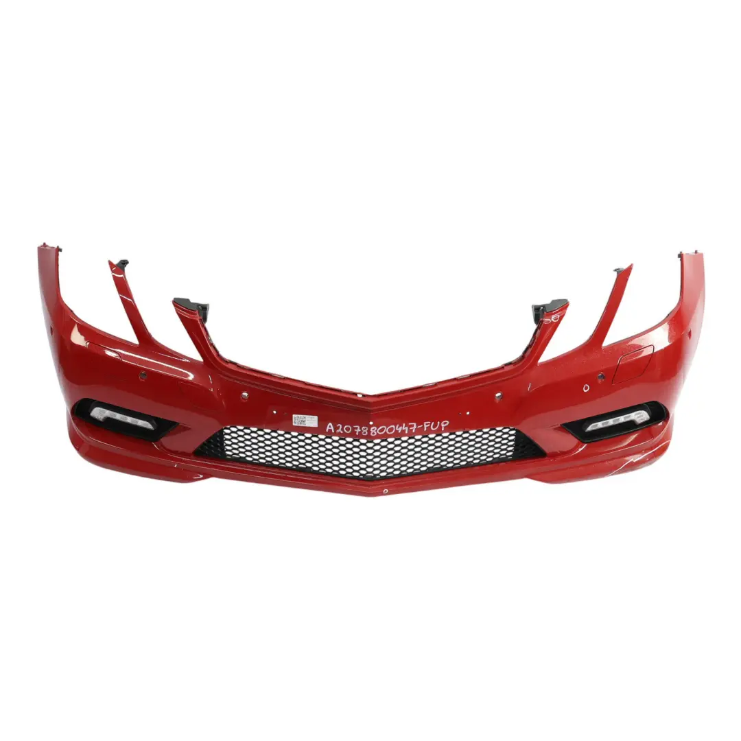 Mercedes W207 Bumper Front Trim Panel AMG Feueropal Fire Opal Red - 590 - SKU A2078800447-FUP - Part number A2078800447