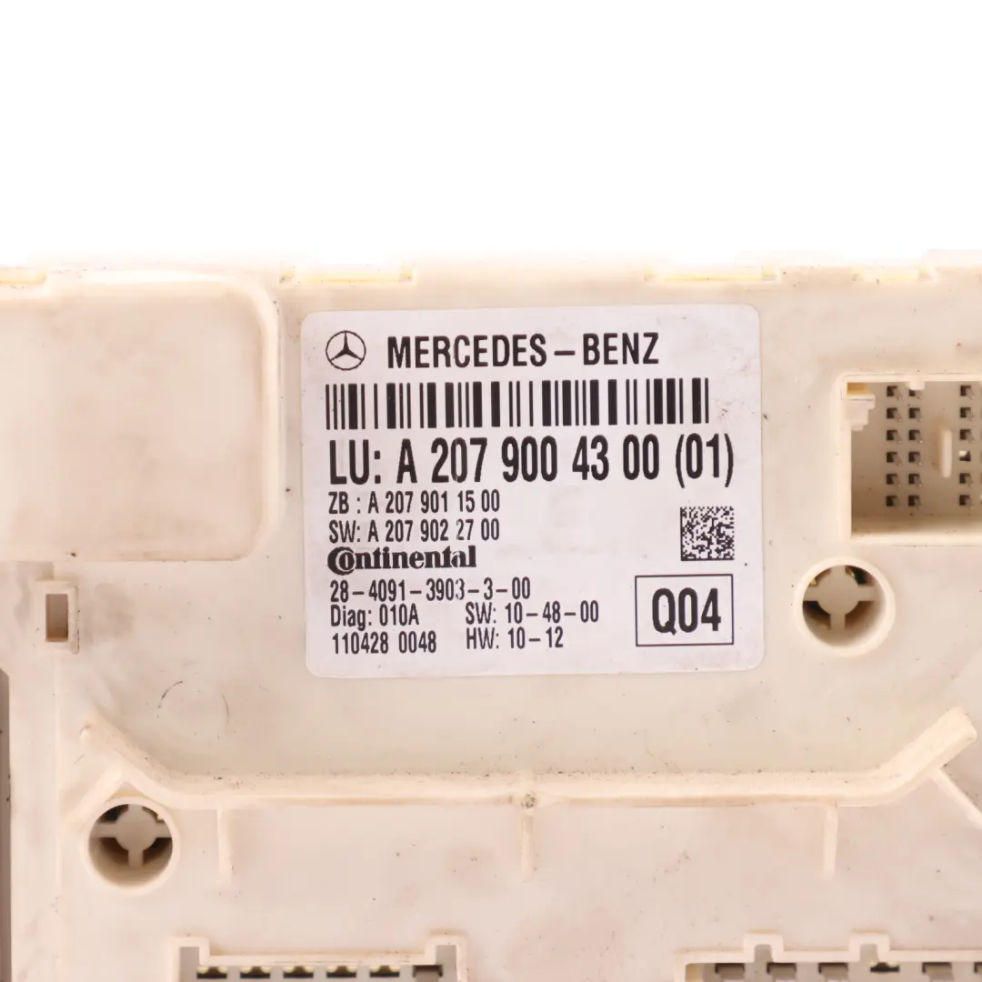 Mercedes A207 Convertible Roof Control Module Unit ECU Soft Top - SKU A2079004300-1 - Part number A2079004300
