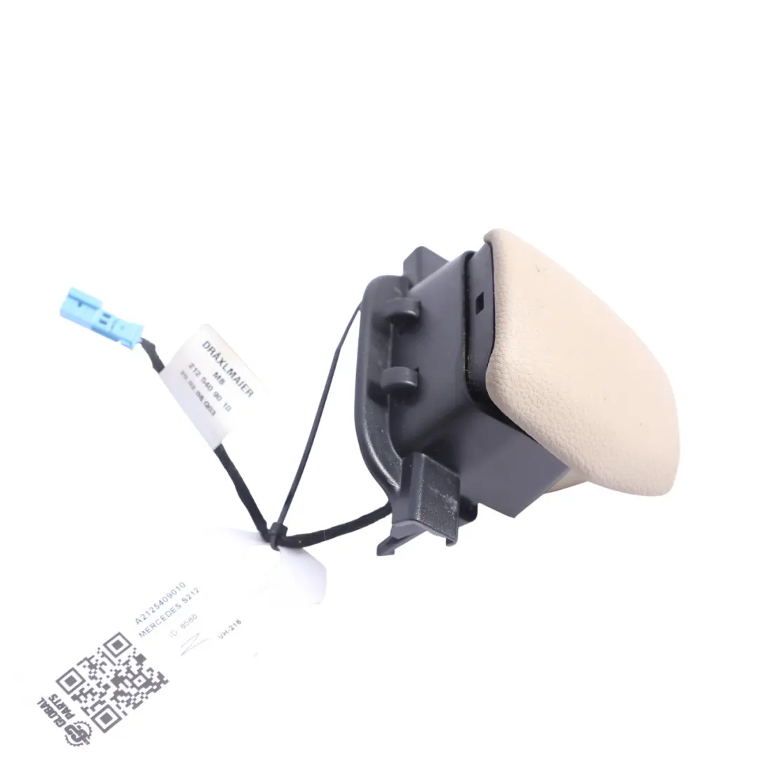 Mercedes W212 Centre Armrest Release Open Close Button Handle Beige - SKU A2125409010 - Part number A2125409010