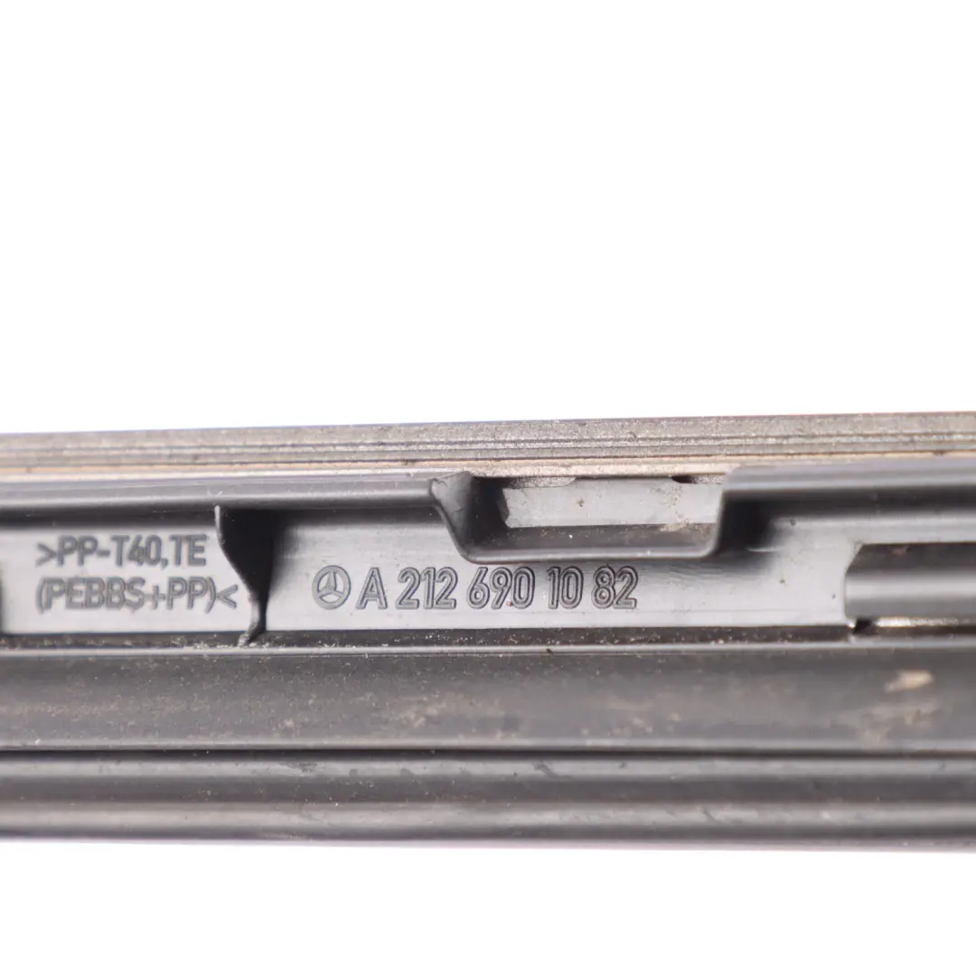 Windscreen Trim Strip Front Right O/S Indium Grey-963 to Mercedes W212 with Part number A2126901262 Mercedes W212 Windscreen Trim Strip Front Right O/S Indium Grey-963 - SKU A2126901262-ING - Part number A2126901262