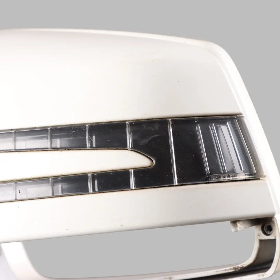 Wing Mirror Cover Housing Panel Left N/S Polar White - 149 to Mercedes W212 with Part number A2128100964 Mercedes W212 Wing Mirror Cover Housing Panel Left N/S Polar White - 149 - SKU A2128100964-POL - Part number A2128100964