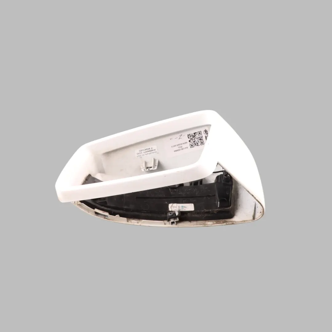 Wing Mirror Cover Housing Panel Left N/S Polar White - 149 to Mercedes W212 with Part number A2128100964 Mercedes W212 Wing Mirror Cover Housing Panel Left N/S Polar White - 149 - SKU A2128100964-POL - Part number A2128100964