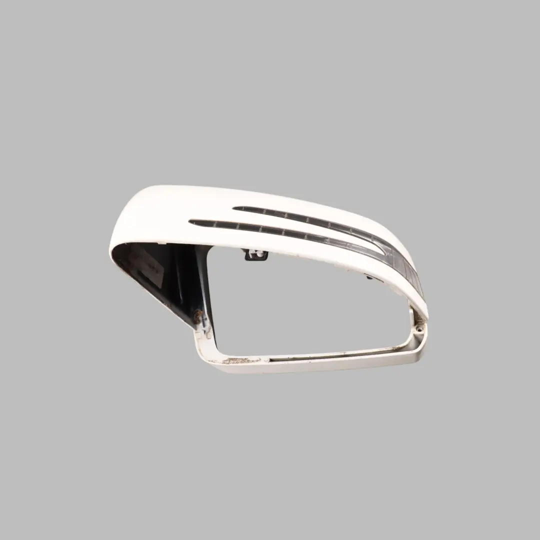 Wing Mirror Cover Housing Panel Left N/S Polar White - 149 to Mercedes W212 with Part number A2128100964 Mercedes W212 Wing Mirror Cover Housing Panel Left N/S Polar White - 149 - SKU A2128100964-POL - Part number A2128100964