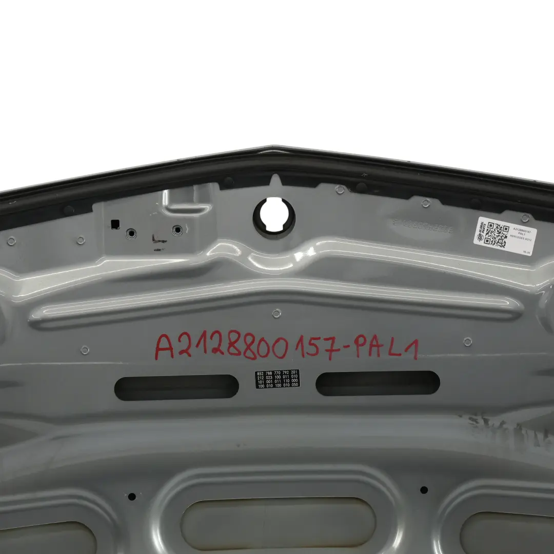 Hood Bonnet Trim Panel Palladium Silver Metallic - 792 to Mercedes W212 with Part number A2128800157 Mercedes W212 Hood Bonnet Trim Panel Palladium Silver Metallic - 792 - SKU A2128800157-PAL1 - Part number A2128800157