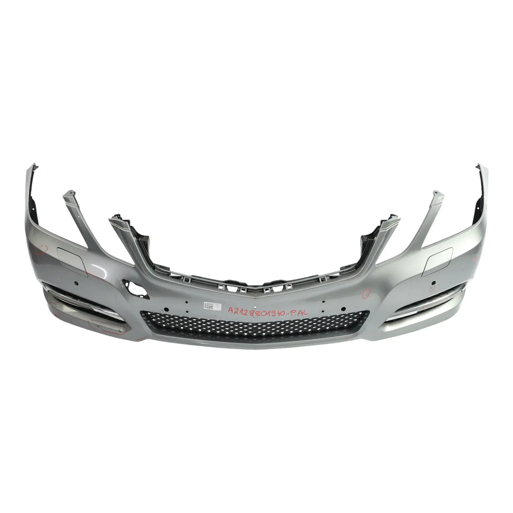 Mercedes W212 Front Bumper Cover Avantgarde Palladium Silver Metallic - 792