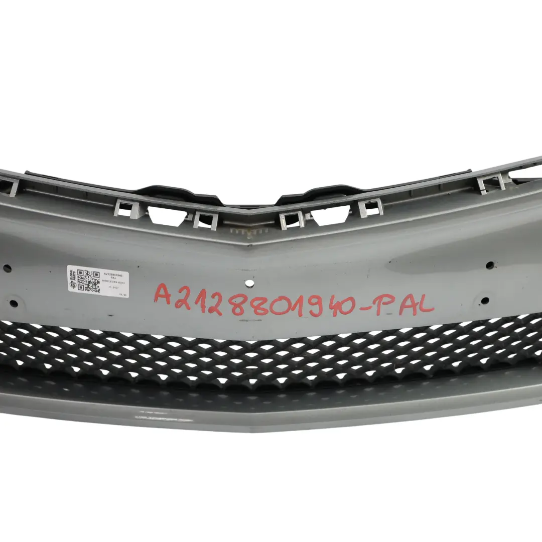 Mercedes W212 Front Bumper Cover Avantgarde Palladium Silver Metallic - 792 - SKU A2128801940-PAL - Part number A2128801940