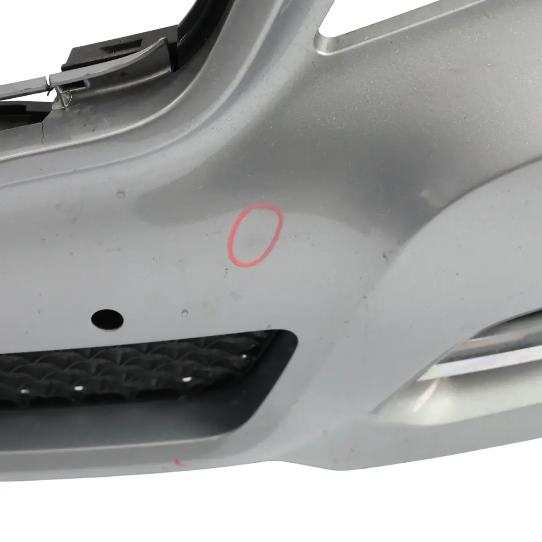 Mercedes W212 Front Bumper Cover Avantgarde Palladium Silver Metallic - 792 - SKU A2128801940-PAL - Part number A2128801940