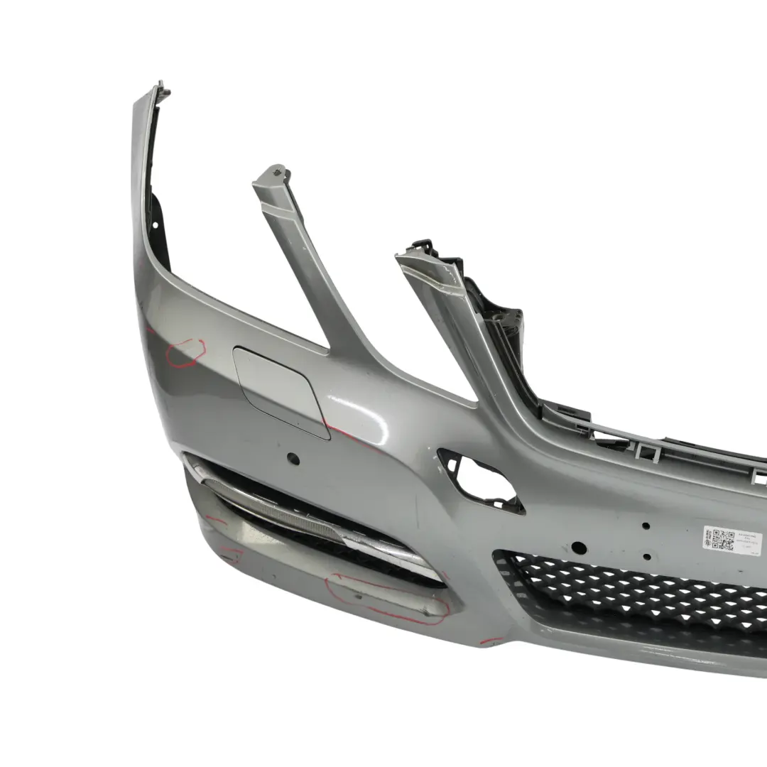 Mercedes W212 Front Bumper Cover Avantgarde Palladium Silver Metallic - 792 - SKU A2128801940-PAL - Part number A2128801940