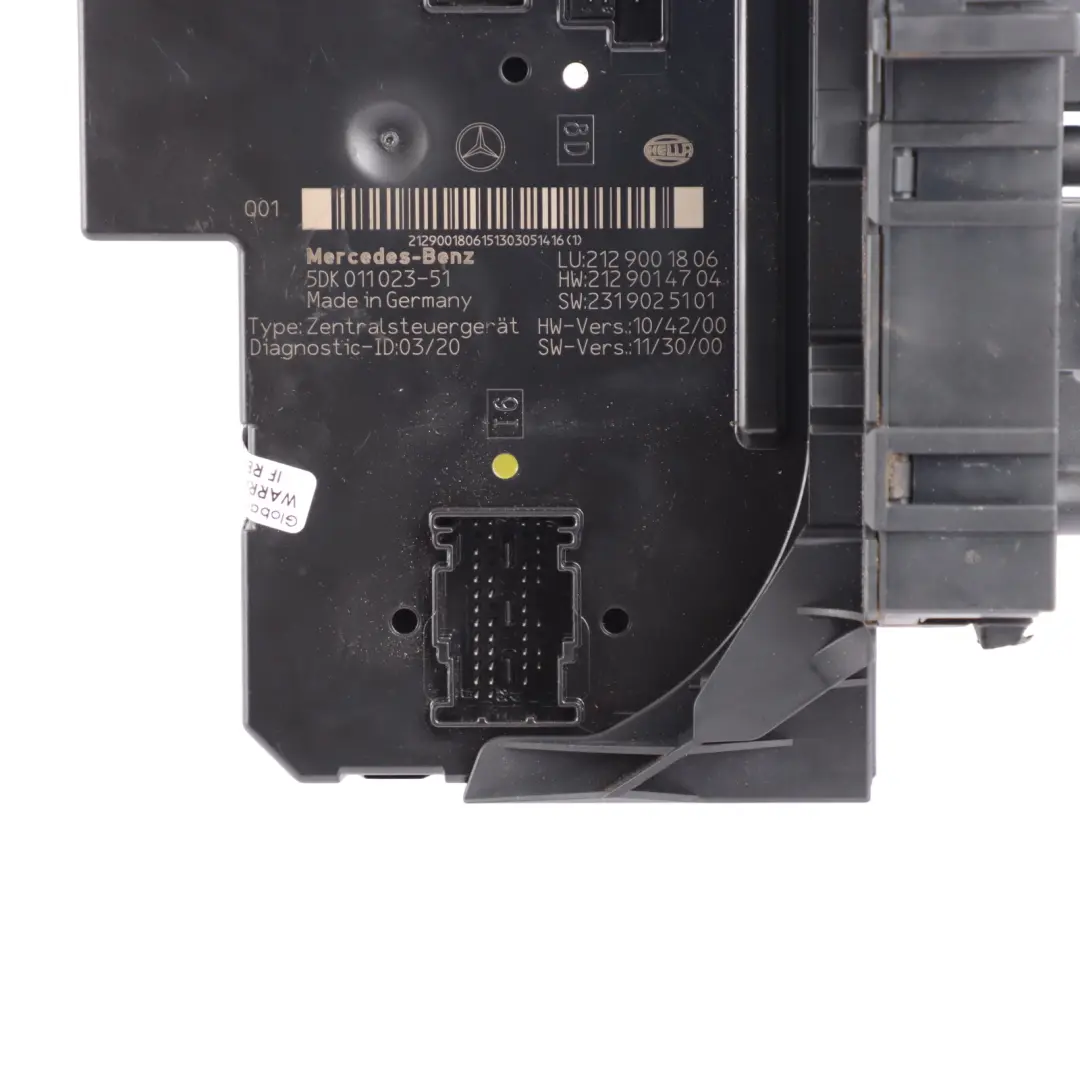 Mercedes A207 C207 Modulo Centralina SAM Scatola Fusibili Posteriore - SKU A2129001806 - Numero di parte A2129001806