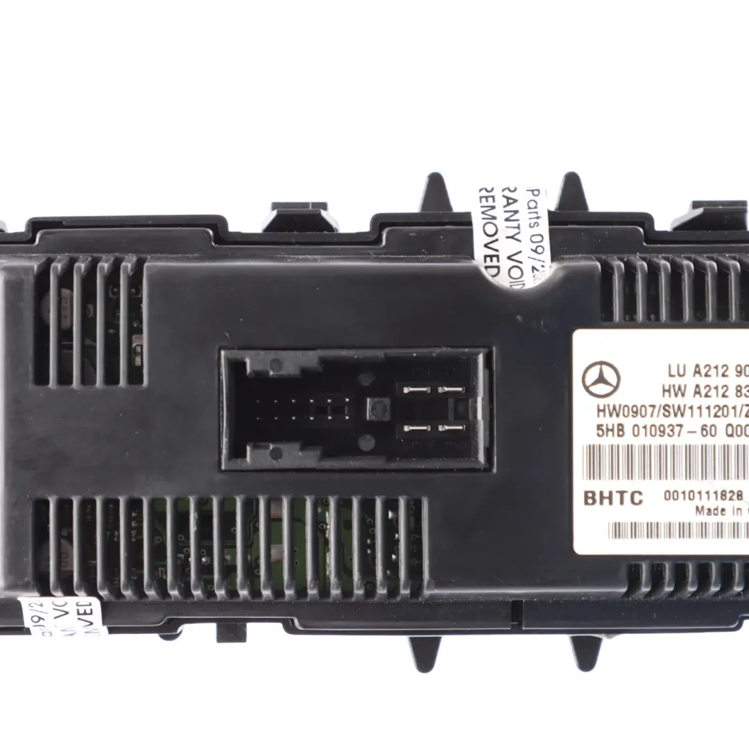 Mercedes W212 Panneau Climatisation Automatique Chauffage Control - SKU A2129002814-1 - Numéro de pièce A2129002814